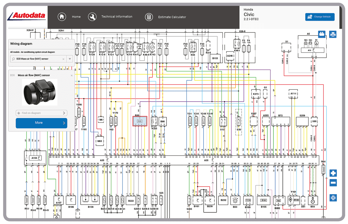 Diagramas Eléctricos en Autodata